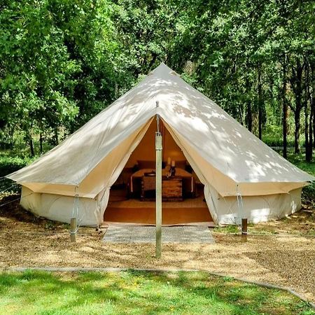 Luxury Bell Tent At Camping La Fortinerie Mouliherne 외부 사진